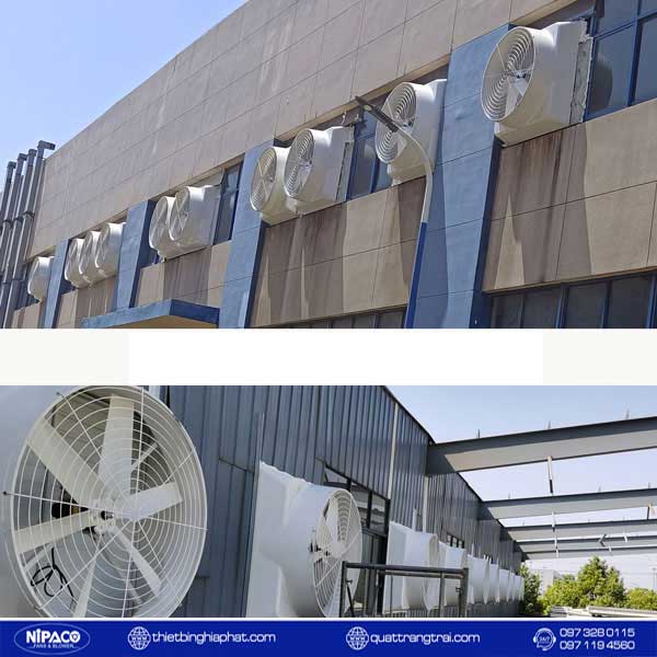 Quạt thông gió composite và ứng dụng
