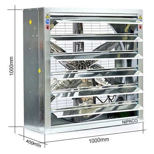 Quạt hút công nghiệp vuông 1000x1000