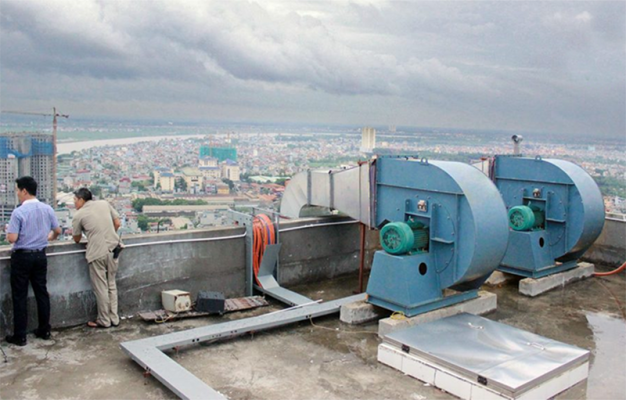 Công thức tính công suất cho quạt hút khói tum bếp