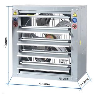 Quạt hút công nghiệp vuông 400