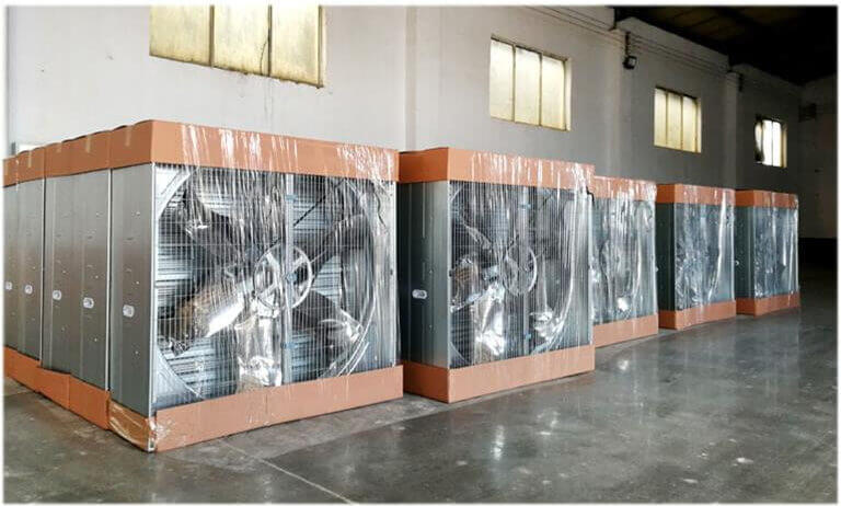 Quạt Thông Gió Vuông Công Nghiệp 1380 Khung Vỏ Inox 304